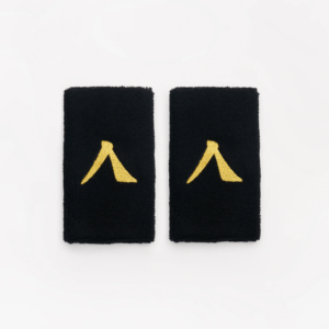 2-PACK WRISTBAND 12 CM - BLACK